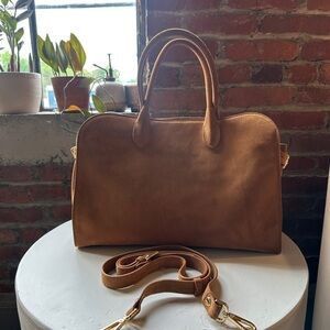Claudia Firenze TikTok Viral The Row Margaux Suede Camel bag TjMaxx Marshalls